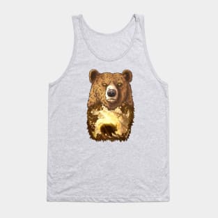 Brown Bear Tank Top